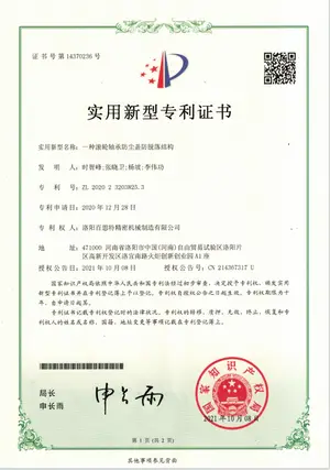 一种滚轮轴承防尘盖防脱落结构